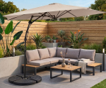 XXL Zweefparasol 3 Meter met One Click Opzetsysteem
