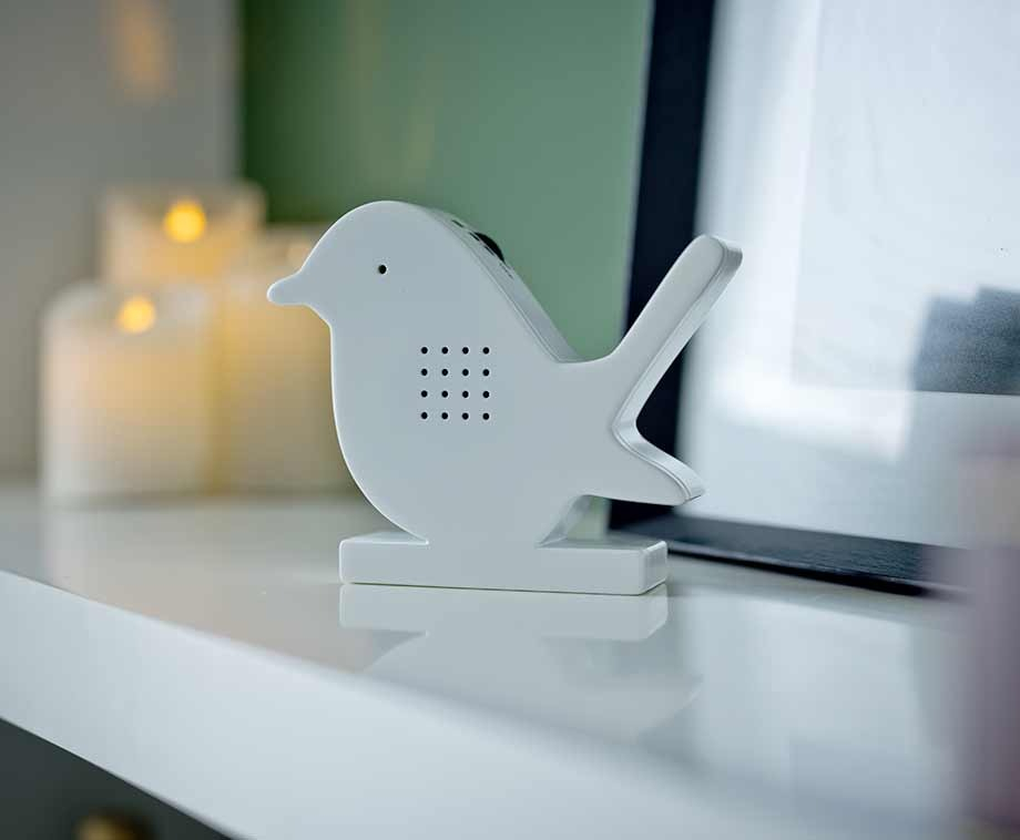 Vogelhuisje met Vogelgeluiden en Sensor