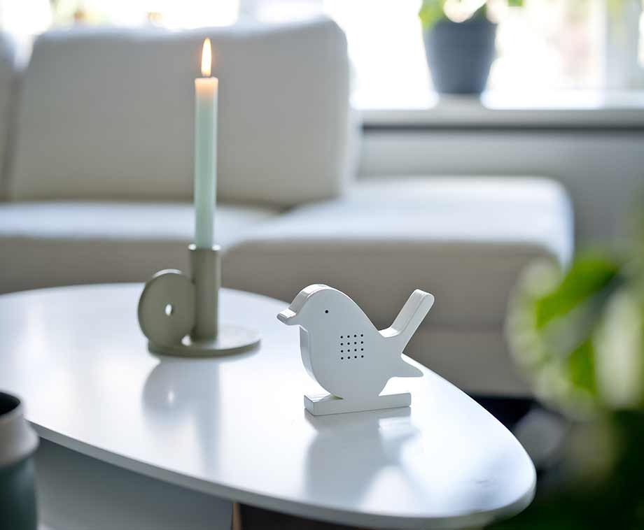 Vogelhuisje met Vogelgeluiden en Sensor