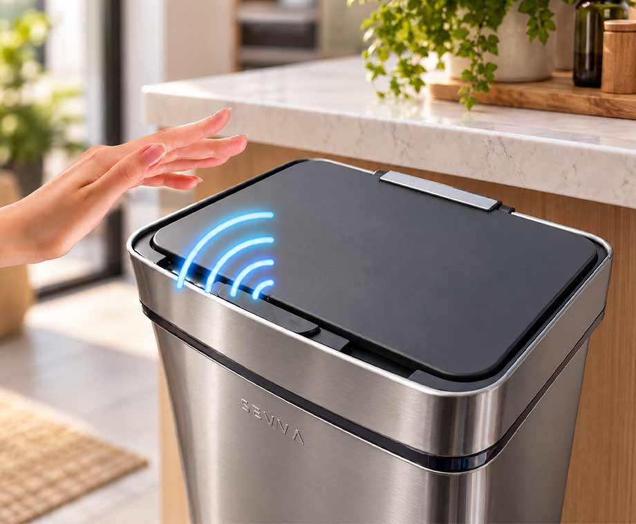 Prullenbak met Sensor 72 Liter Afvalscheiding