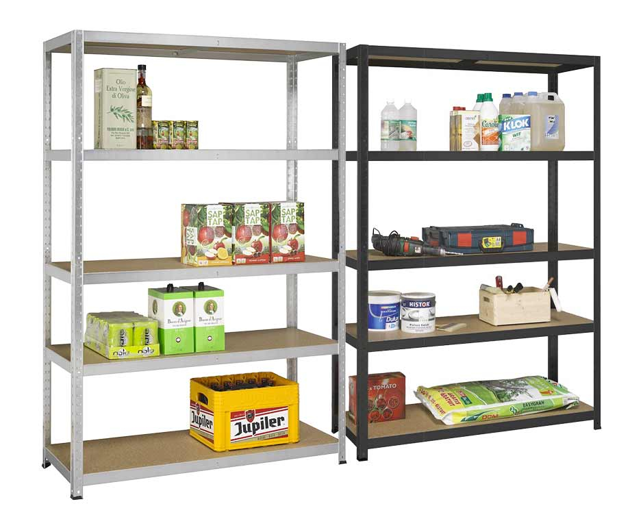 Stellingkast XL 120x40x180 cm met 5 Planken
