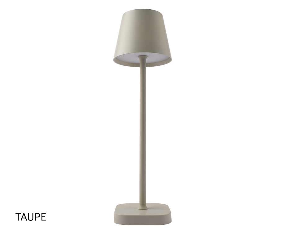 Draadloze Tafellamp Aluminium - Dimbaar En Met Kleurwissel!