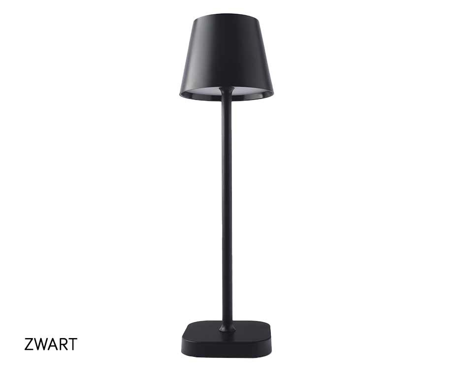 Draadloze Tafellamp Aluminium - Dimbaar En Met Kleurwissel!