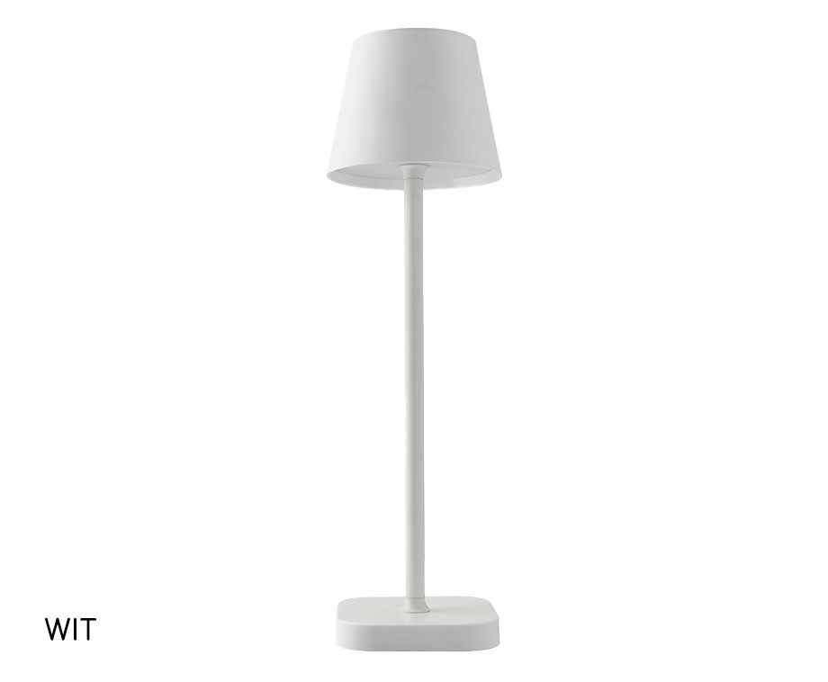 Draadloze Tafellamp Aluminium - Dimbaar En Met Kleurwissel!