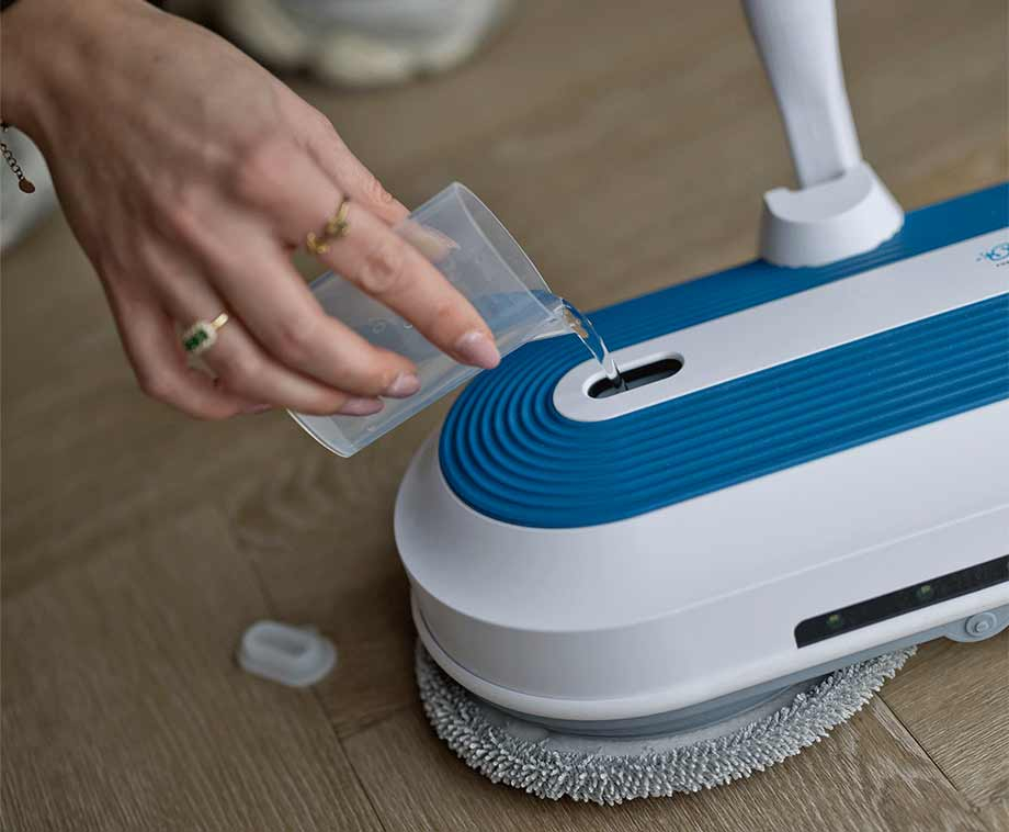 Elektrische Roterende Dweil met Sprayfunctie en LED
