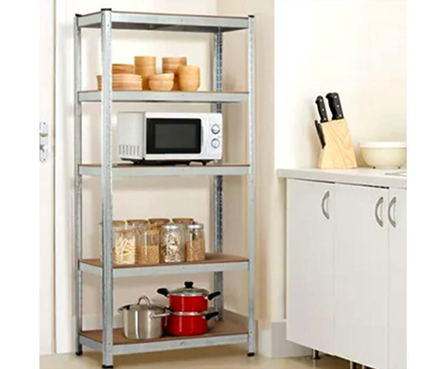 Stellingkast 5 Planken Metalen Frame
