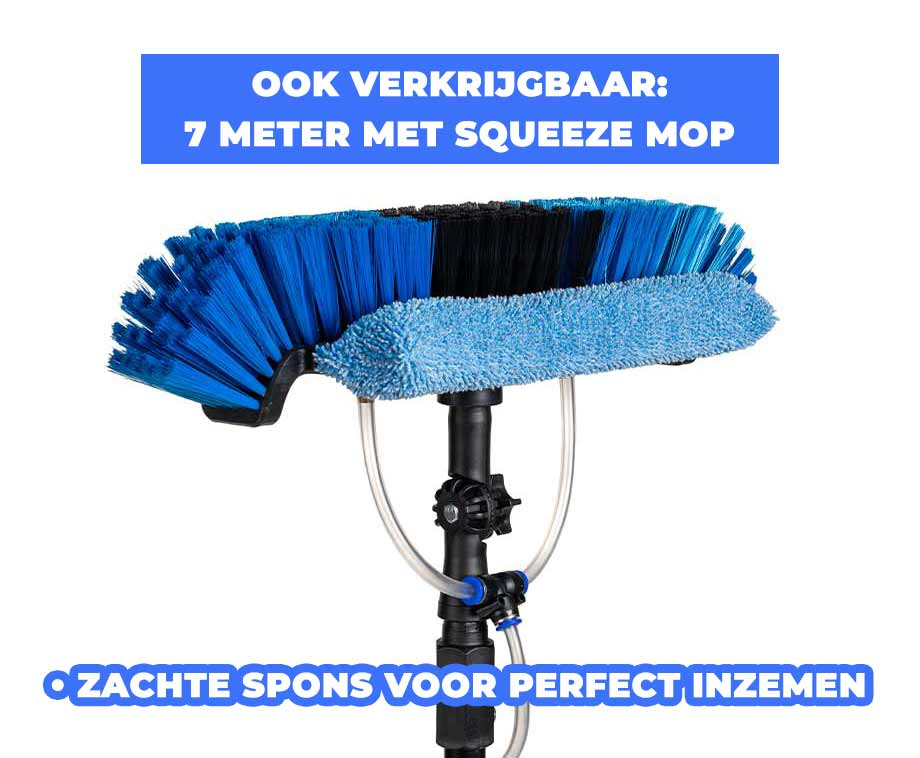 Telescopische Wasborstel Met Zeepdispenser