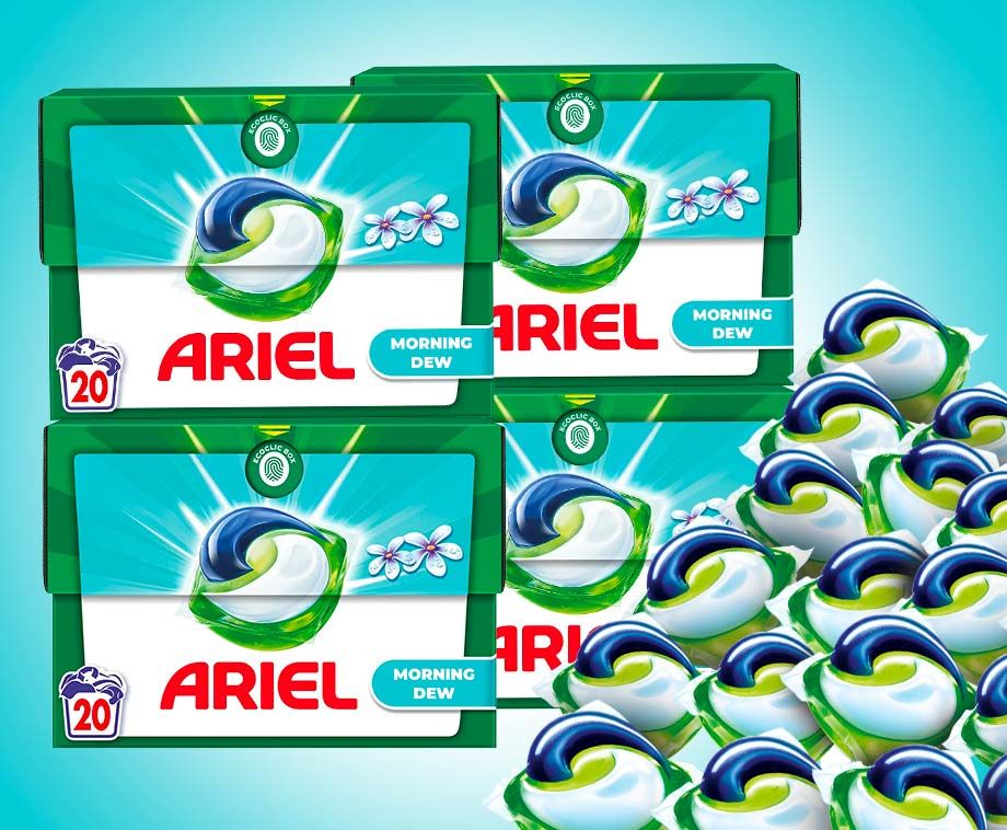 80x Ariel All-In-Pods Morning Dew