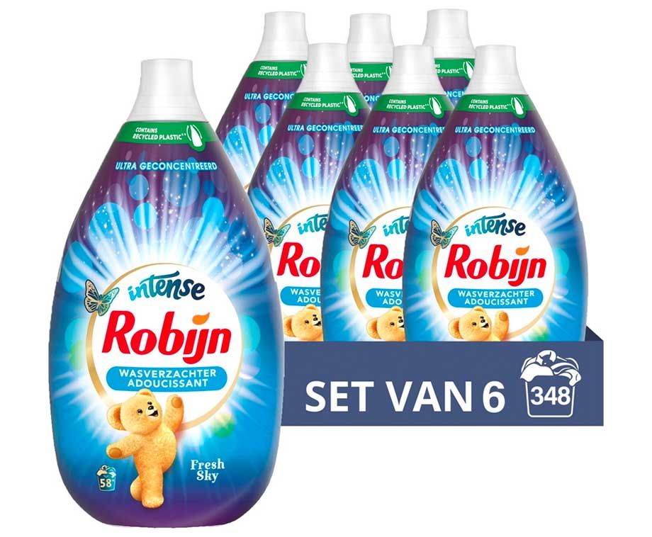 6x Robijn Wasverzachter Sky Voordeelverpakking