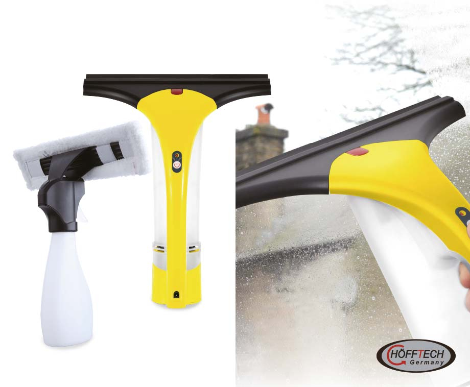 Leifheit Raamwisser 3in1  28 Cm  Met Telescoopsteel En Draaiknop 110 190 Cm Click System I11742