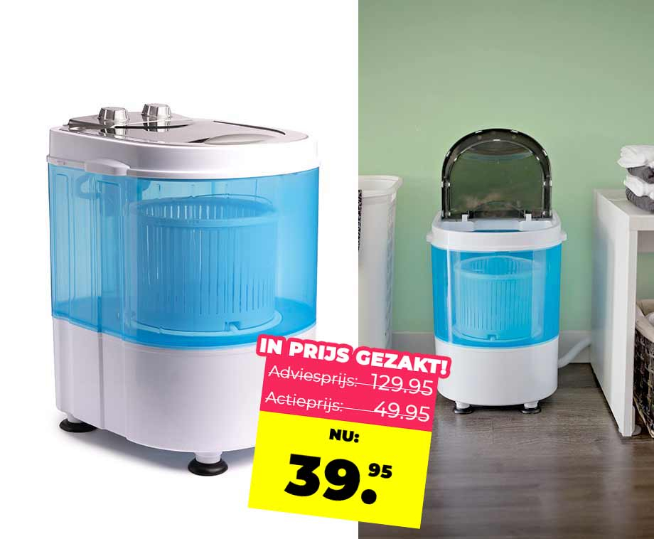 Draagbare mini-wasmachine, 11 l, opvouwbaar met centrifuge, geschikt voor kamperen, reizen, kleine campingwasmachine, wasgoed, ondergoed, sokken, kleine voorwerpen, drie snelheden, paars