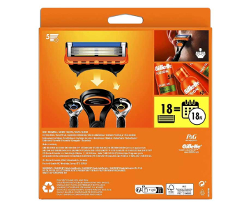Gillette Fusion5 Scheermesjes - 18-Pack!