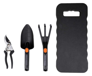 4-Delige Black & Decker Tuingereedschapsset - Alles Bij De Hand Voor Elke Tuinklus!