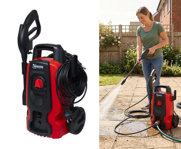 Hogedrukreiniger 1400W Incl. Accessoires - Verwijder Hardnekkig Vuil In Een Handomdraai!