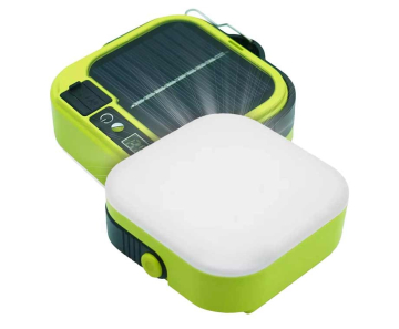 Campinglamp Solar Met Powerbank - Vandaag 1+1 GRATIS!