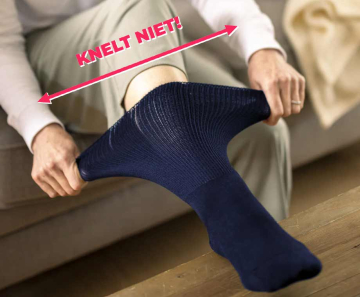 Diabetessokken Zonder Knellende Boordjes - Vandaag 3+3 GRATIS!
