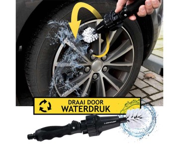 Draaiende Wasborstel Met Slangaansluiting - Vandaag 1+1 GRATIS!