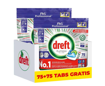 Dreft Platinum All-in-One Vaatwastabletten Regular