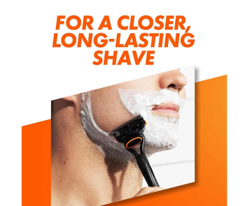 Gillette Fusion5 Scheermesjes - 5-Pack Met Houder!