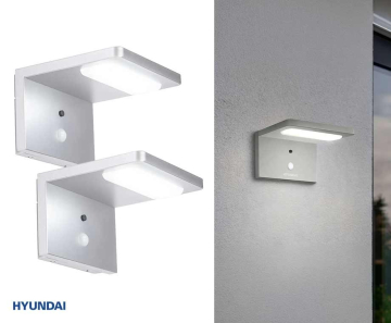 Hyundai Sensor Wandlamp Op Zonne-Energie - Vandaag 1+1 GRATIS!