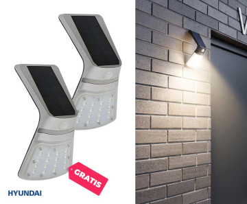 Hyundai Solar Fairy Wandlamp - Vandaag 1+1 GRATIS!