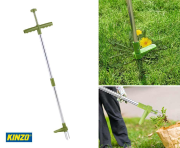 Kinzo Onkruidsteker Met Lange Steel - Verwijder Onkruid Zonder Te Bukken!