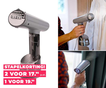Nexxt 2-In-1 Kledingstomer - Supersnel Strijken En Opfrissen!