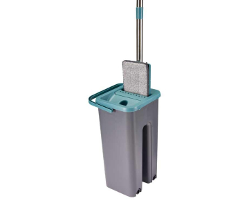 Flat Mop Dweil Met Wringemmer - Schoon Zonder Bukken En Gedoe!