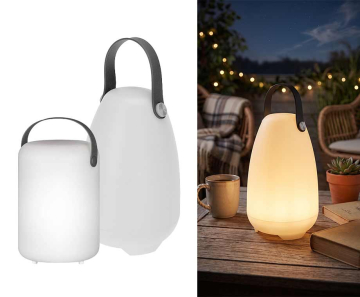 Oplaadbare Tafellamp Met 12 Kleurinstellingen En Dimmer - Verkrijgbaar In 2 Maten!