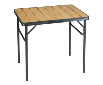 Opvouwbare Bamboe Tafel - Voor Tuin, Camping En Onderweg!