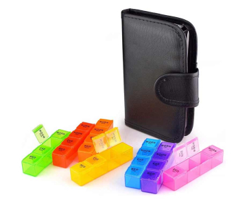 Pillendoos In Etui - Vandaag 1+1 GRATIS!