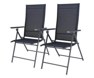 2-PACK Tuinstoelen Opvouwbaar - Comfortabel En Inklapbaar Voor Elke Buitenruimte!