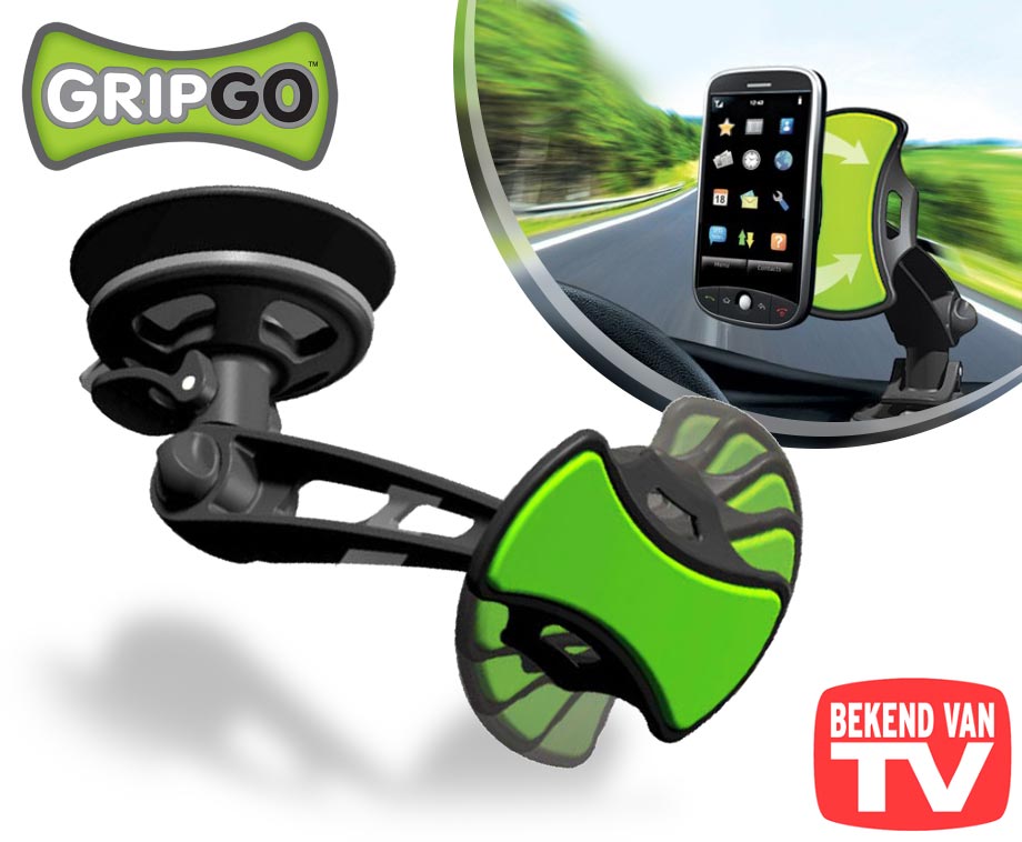 Bestudeer kam B olie GripGo Universele Autohouder - Gebruik Met Iedere Smartphone, Tablet & GPS!  | VoordeelVanger.nl - Dagelijks topaanbiedingen!