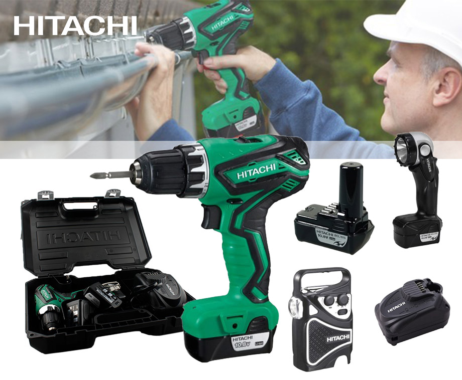 Hitachi Gereedschap Voordeelset - Krachtige Accu Boormachine, Lamp En Radio! | - Dagelijks topaanbiedingen!