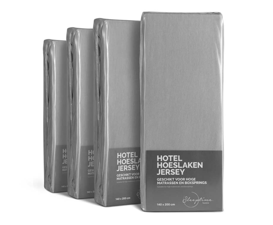 Jersey Hoeslakens Van Hotelkwaliteit - Verkrijgbaar In 3 Kleuren! | VoordeelVanger.nl -
