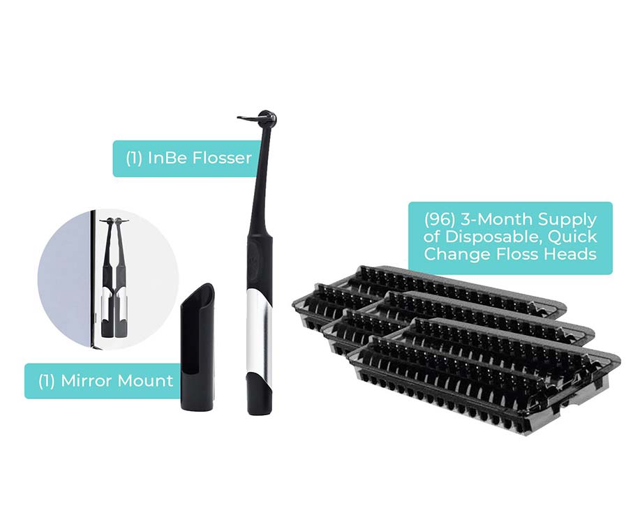 InBe Elektrische Flosser Voorkom Vervelende Tandartsbezoeken! VoordeelVanger.nl Dagelijks