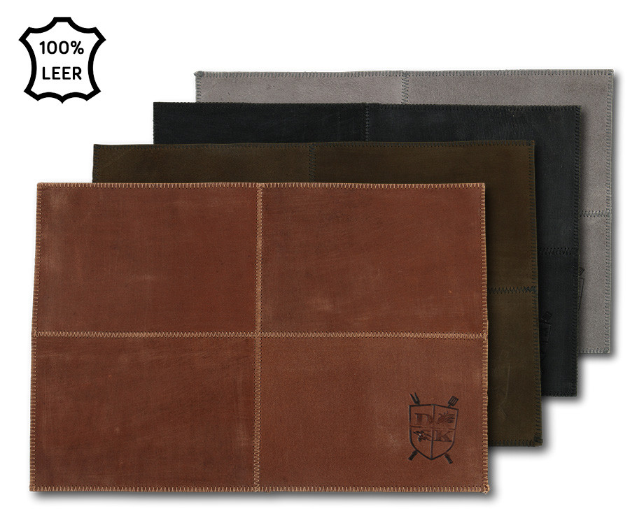 2 Of 4 Luxe Lederen Placemats Geef De Tafel Een Chique Uitstraling