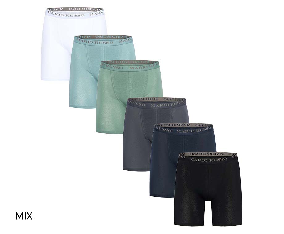 6-Pack Long Fit Boxers Mix XXL Mix