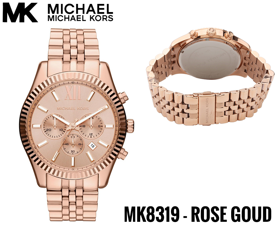 Michael Kors Dameshorloge MK 8319 Ros Goud