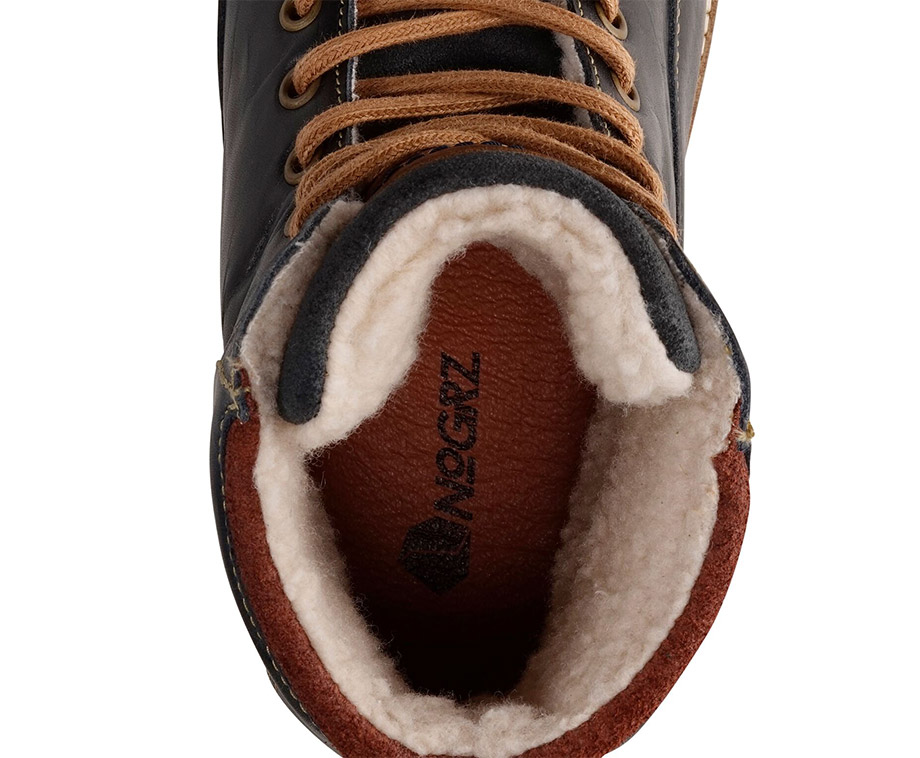 Gevoerde hoge herenschoenen, extra breed