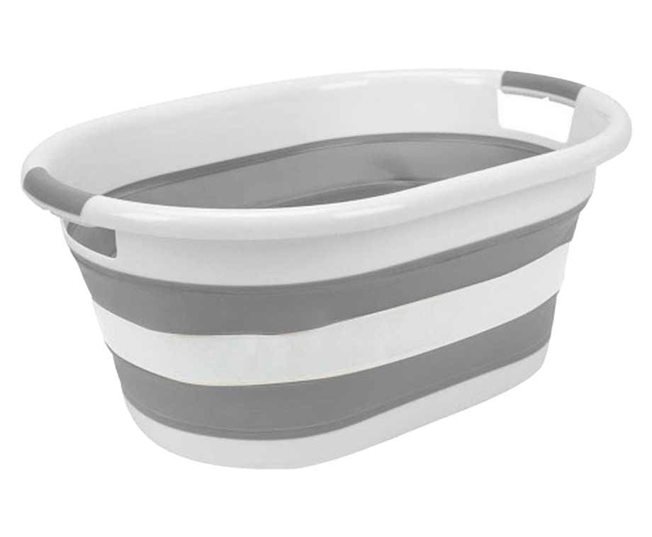 Relaxdays Opvouwbare Wasmand Kunststof Draagbare Wasgoedmand 36 Liter Heupwasmand Paars 590994510 Relaxdays Opvouwbare Wasmand Kunststof Draagbare Wasgoedmand 36 Liter Heupwasmand Paars 590994510