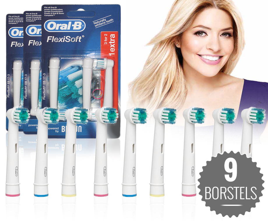 9-Pack Originele Oral-B Precision Clean Flexisoft Opzetborstels! | VoordeelVanger.nl Dagelijks
