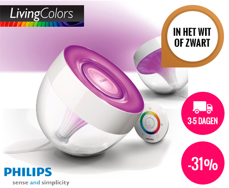 Verzamelen Dageraad Formuleren Philips LivingColors LED Tafellamp Iris | VoordeelVanger.nl - Dagelijks  topaanbiedingen!