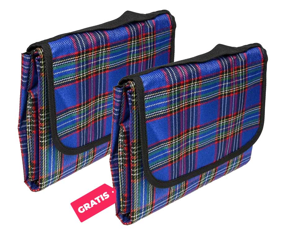 1+1 GRATIS | Picknickkleed Opvouwbaar Met Handgreep 150 x 130 cm afbeelding