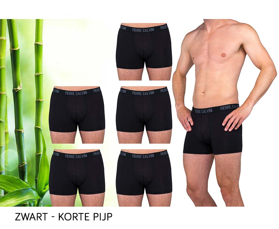 5-Pack Pierre Calvini Bamboe Boxershorts - Met Korte Of Lange Pijp! |  VoordeelVanger.nl - Dagelijks topaanbiedingen!