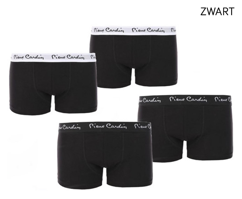 4-Pack Pierre Cardin Luxe Katoenen Boxershorts Keuze Uit Kleuren!