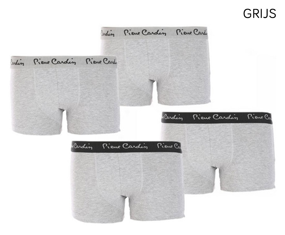 4-Pack Pierre Cardin Luxe Katoenen Boxershorts - Keuze Uit 3 Kleuren! |  VoordeelVanger.nl - Dagelijks topaanbiedingen!