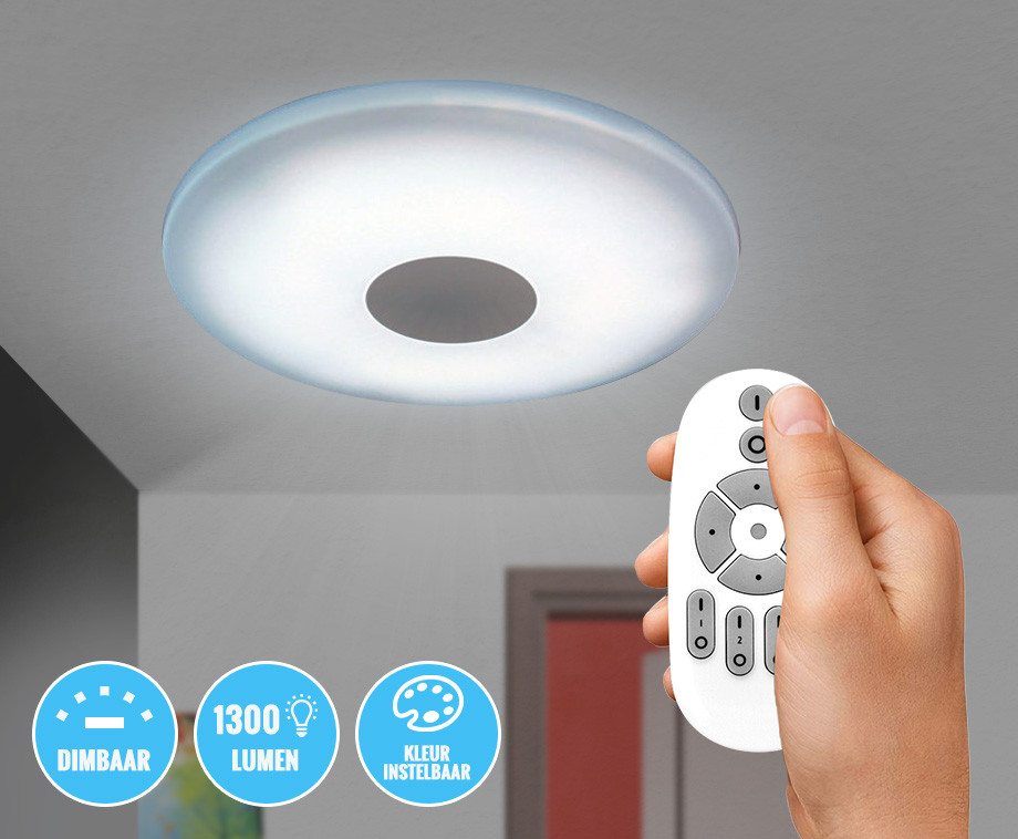 TONGNIDA Moderne led-plafondlamp, 12 W, koud wit licht