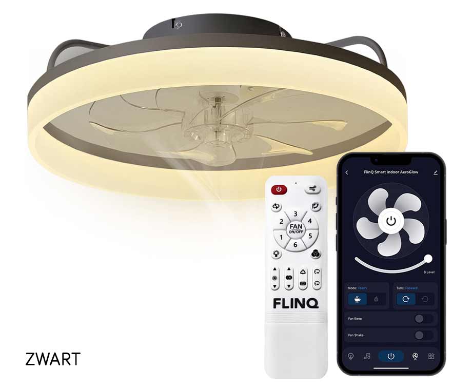 Fiqops 2 x 80 W plafondventilator met verlichting en afstandsbediening, wifi, diameter 55 cm, 6 snelheden, dimbaar, timer, zomer-wintermodus voor slaapkamer en woonkamer Fiqops 2 x 80 W plafondventilator met verlichting en afstandsbediening, wifi, diameter 55 cm, 6 snelheden, dimbaar, timer, zomer-wintermodus voor slaapkamer en woonkamer