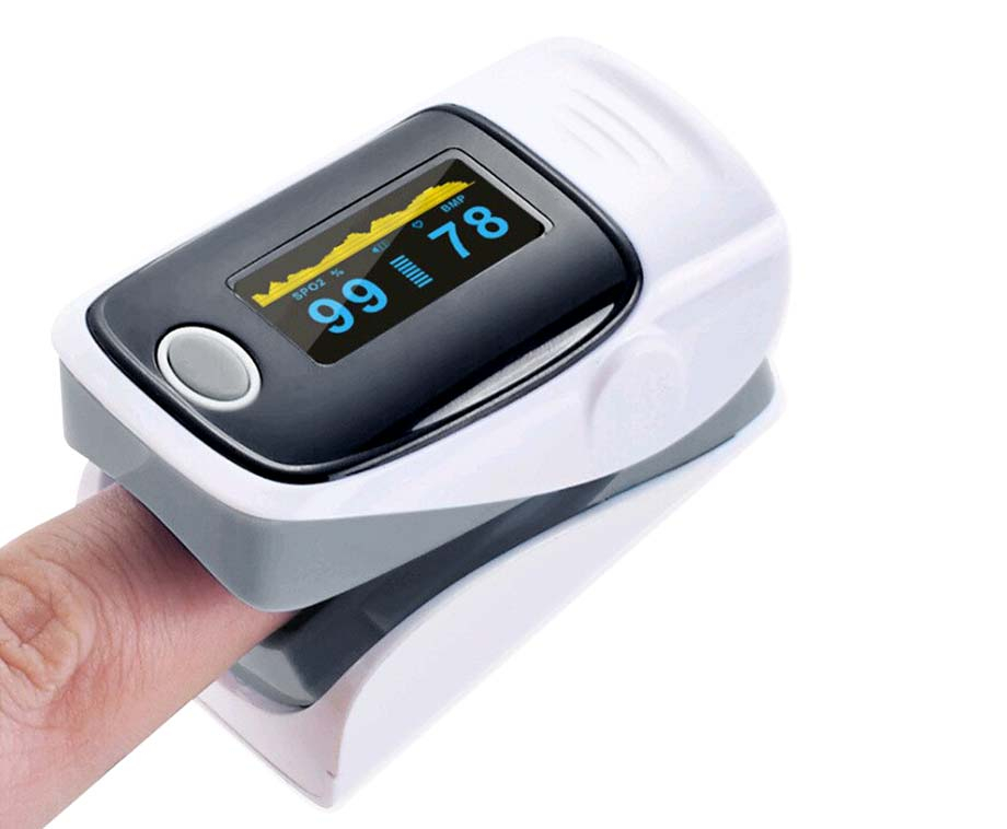 Pulse Oximeter - Saturatiemeter - Meet Hartslag- En Het Zuurstofgehalte